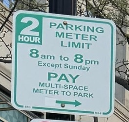 2-hour metered marking